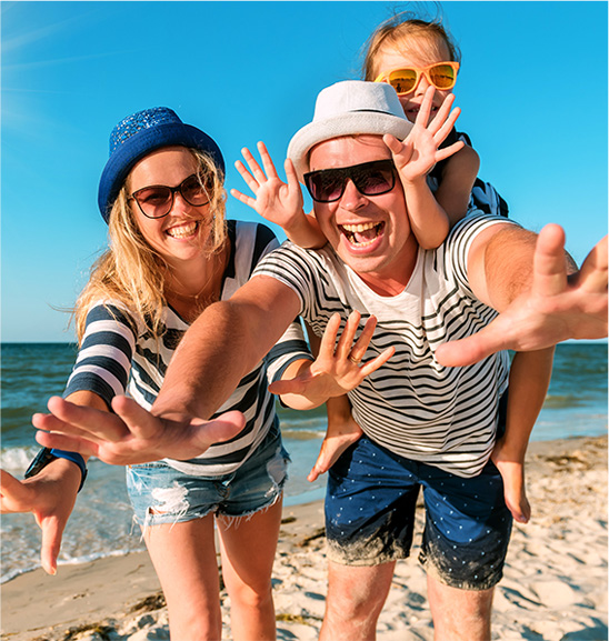 Family on the Beach