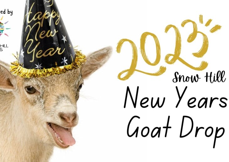 Snow Hill New Years Goat Drop