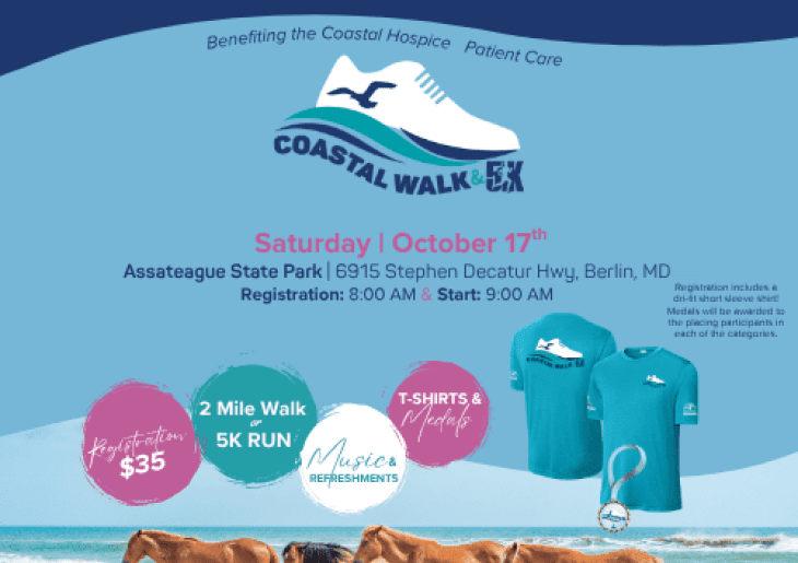 Coastal Walk & 5K Run 10/17/26 | Walk, Run, Give Back!