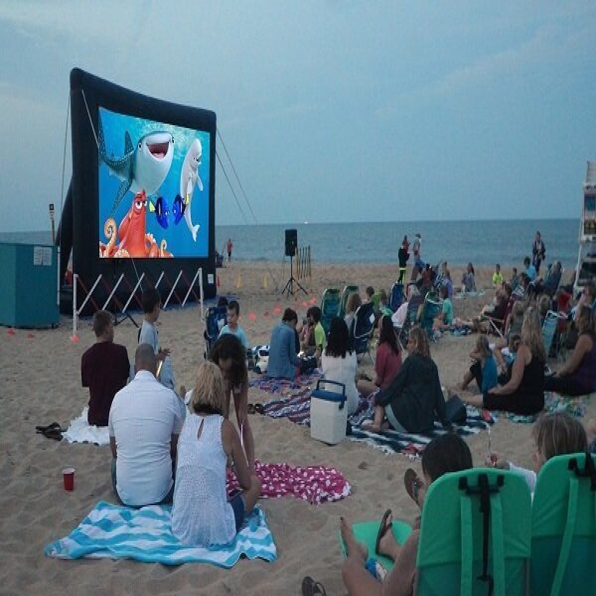 Free Movies on the Beach in Ocean City MD Worcester County