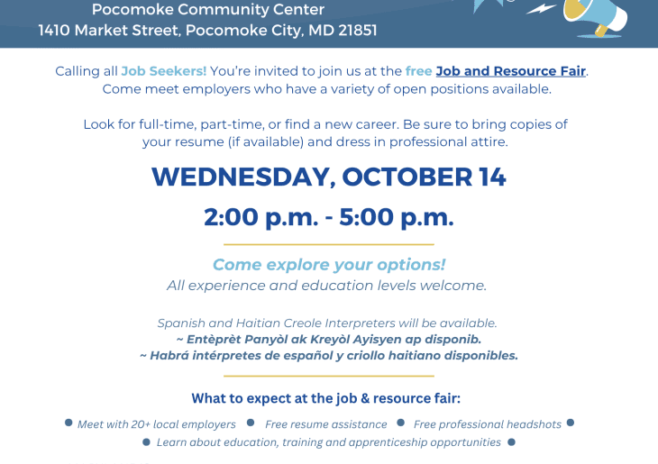 Worcester County Job and Resource Fair