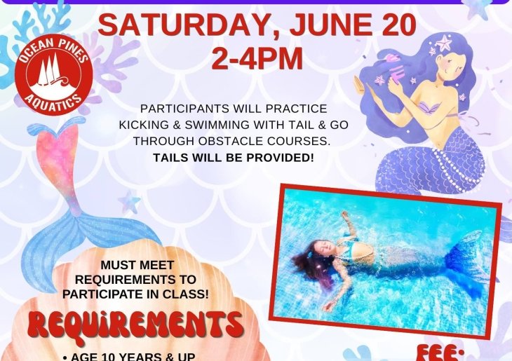 Mermaid Swim at Ocean Pines Sports Core Pool