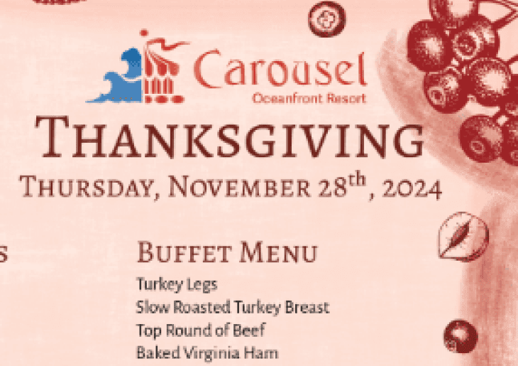 Thanksgiving at Carousel Resort Hotel & Condos