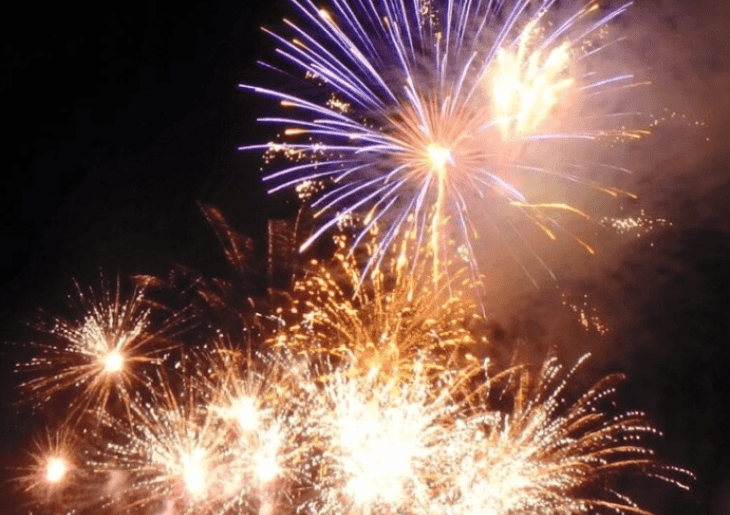 Berlin's Fireworks Display